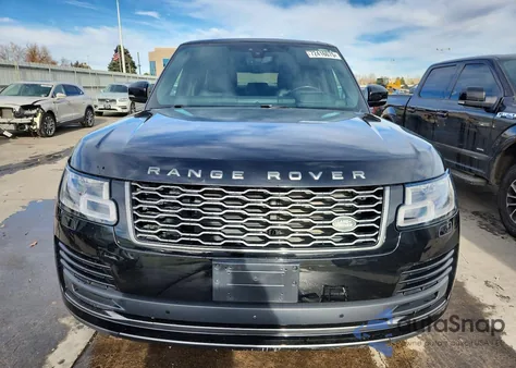 2019 Land Rover Range Rover Hse from USA, damaged, VIN SALGS2SV9KA553927